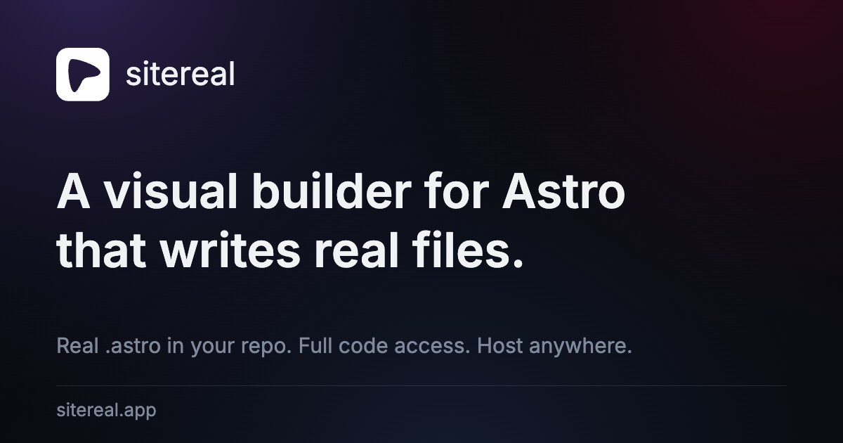 Agents & MCP — sitereal